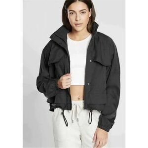 Athleta Canopy Parachute Jacket Black Women's Size small